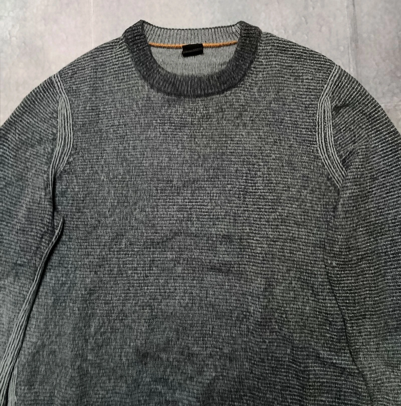 Jersey Hugo Boss Grey Knit Sweater - Size L – photo 2